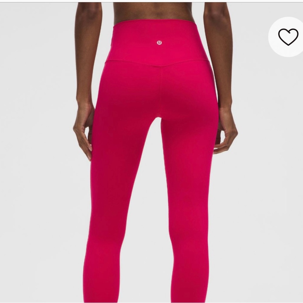 Lululemon Pink High-Waisted Leggings